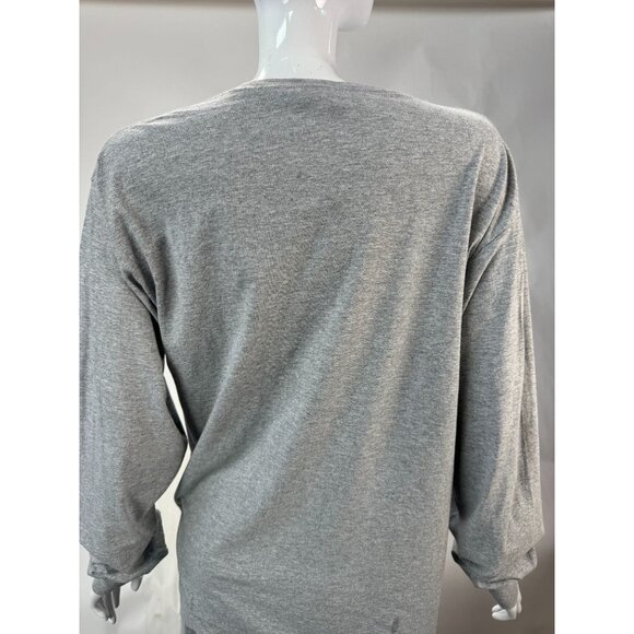 March Woman Graphic Long Sleeve Shirt Fruit Of The Loom HD Cotton Medium Gray - Picture 8 of 16